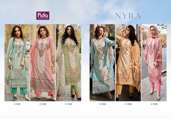 Nyra By Fida Printed Cotton Dress Material Wholesale Market In Surat
